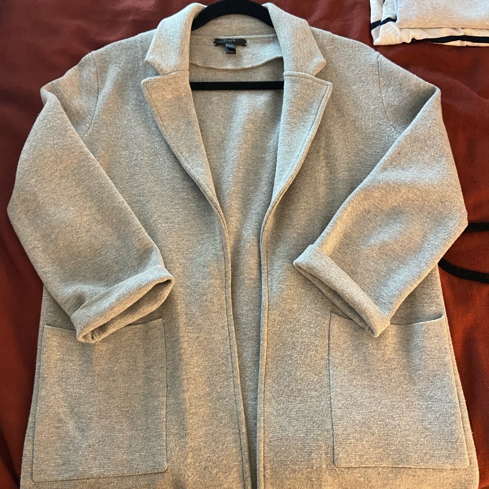 J crew Sophie open front sweater blazer